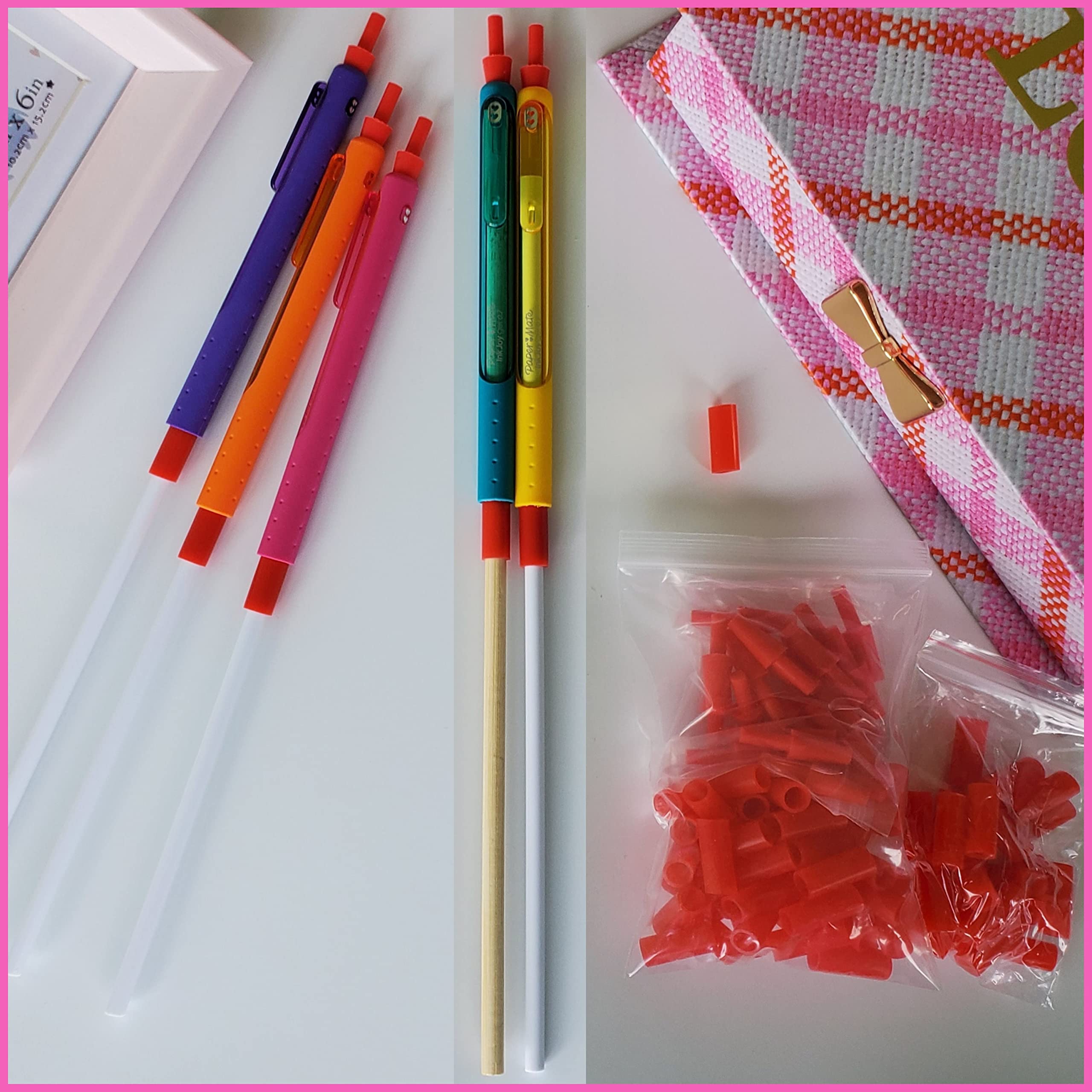 Pen Plug OMPERIO Nonstick Silicone Sleeves & Pen Plugs | Epoxy Glitter Pen ...