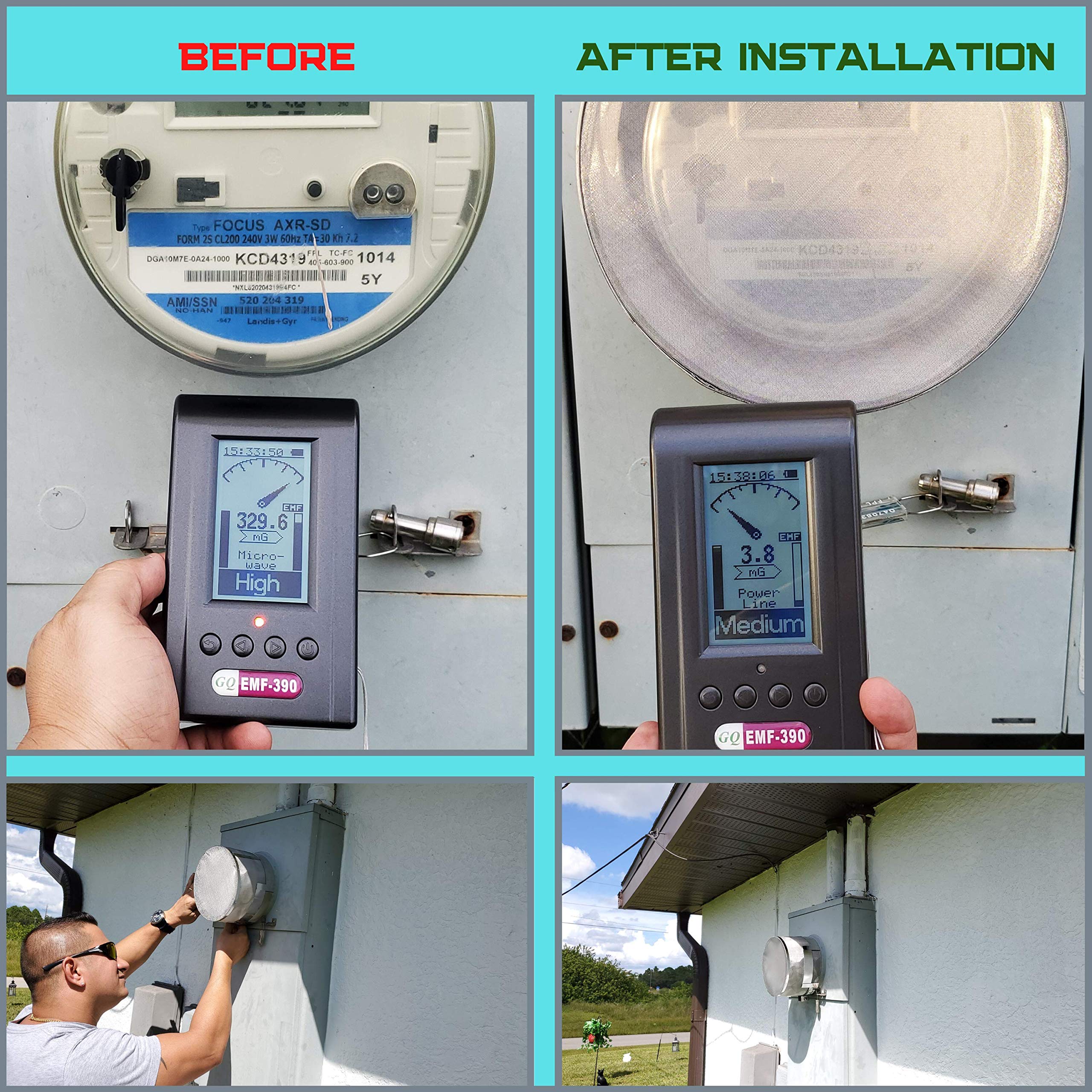 Ghost Box Smart Meter Cover Electric Meter Cover Shield Made With Emf ...