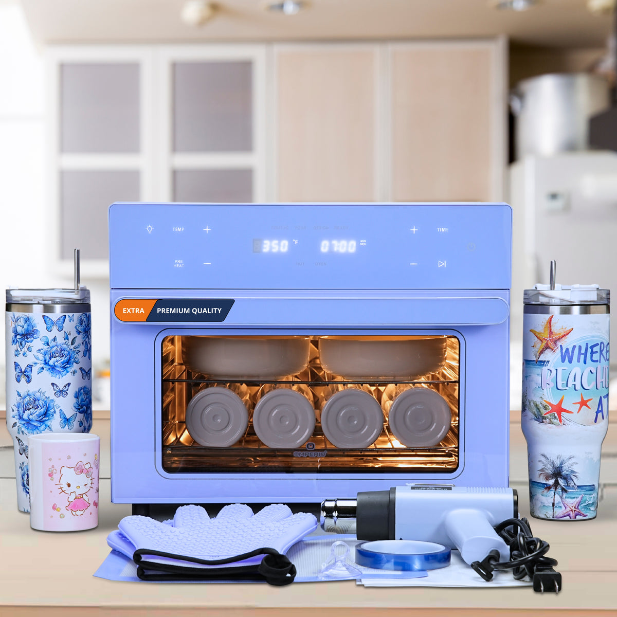 OMPERIO 32Qt Sublimation Oven Machine for Tumblers | 110V 1800W ...